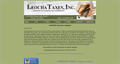 Desktop Screenshot of leochataxes.com